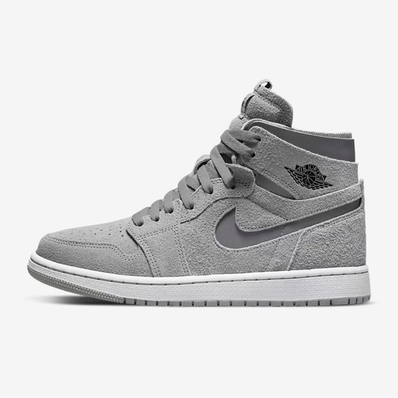 Womens jordan 1 grey suede - Picture 1 of 5